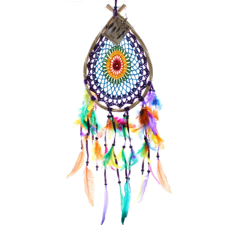 Attrape-Rêves de Bali Goutte Multicolore – Moyen