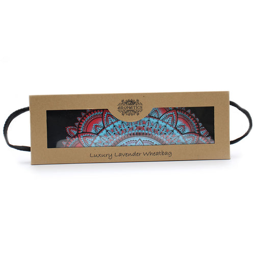 Bouillotte Sèche aux Graines de Blé et Lavande en Coffret – Mandala