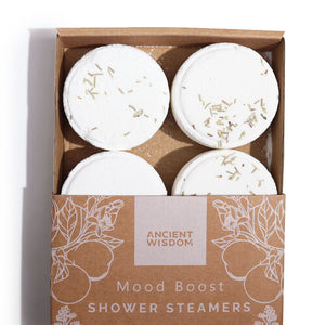 Bombe de Douche Zen 80 g – Booster d'Humeur (Blanc)