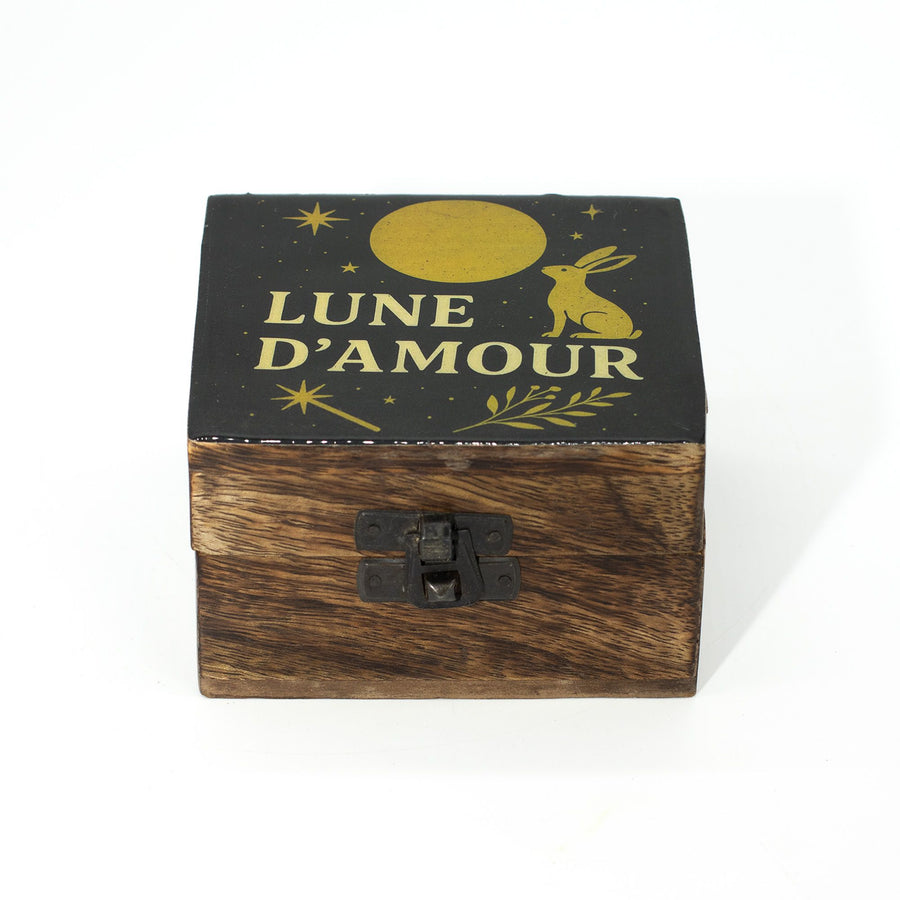 Boîte en Manguier Émaillée S – Lune d'Amore