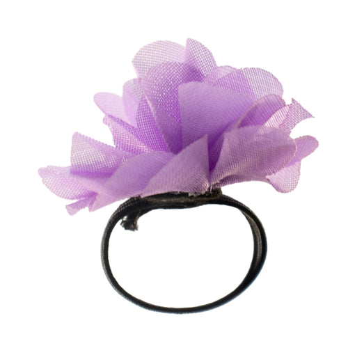 Bague Diffuseur de Parfum Fleur en Mousseline – Lavande
