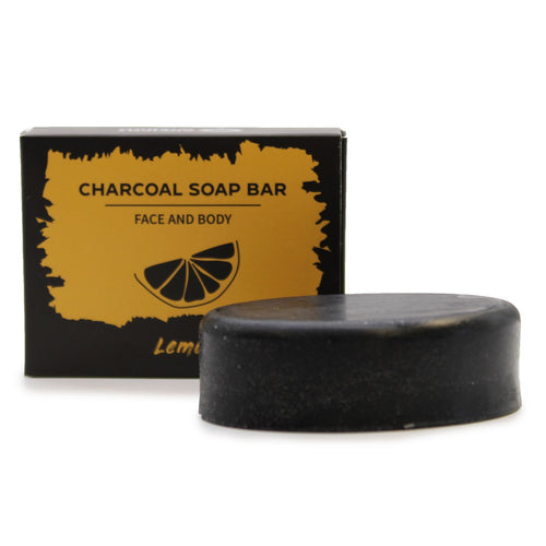 Savon au Charbon 85 g – Citron