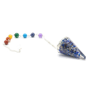 Pendule Orgonite Chakra Lapis-Lazuli