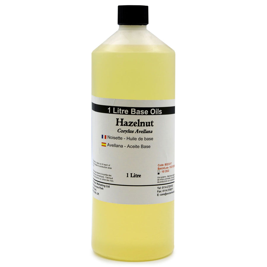 Huile Végétale de Noisette – 1 Litre