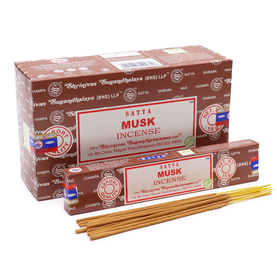 Bâtonnets d'Encens Satya Musc 15 g