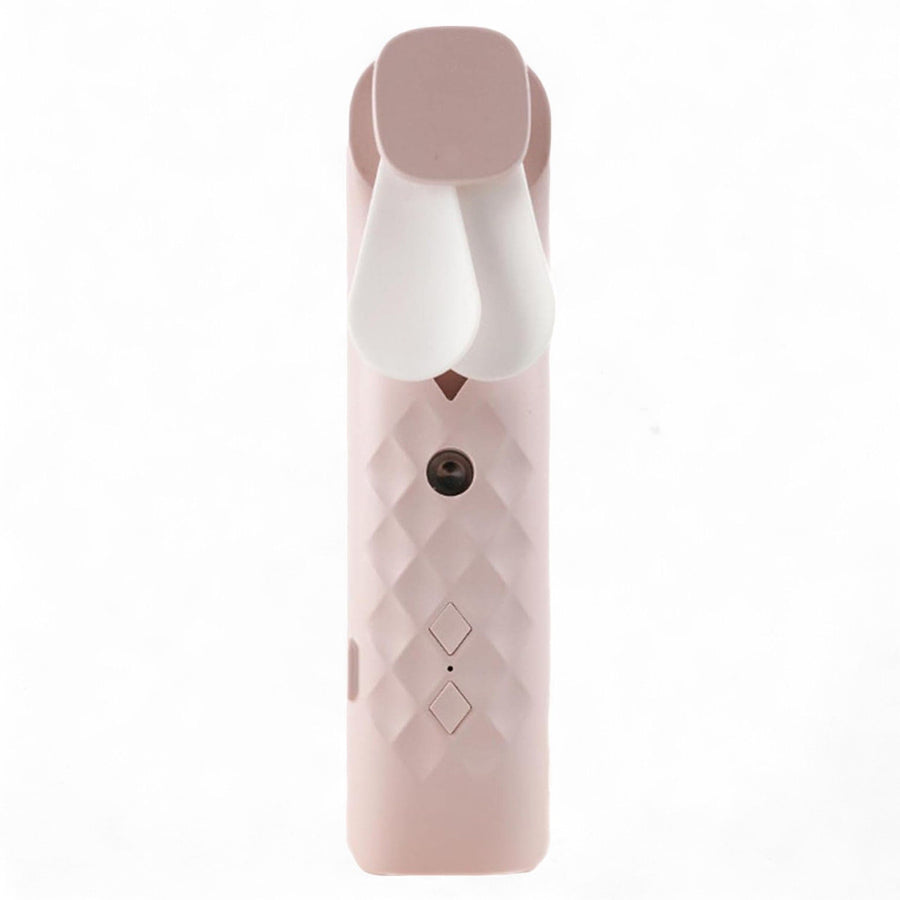 Brumisateur Ventilateur Visage Nano Rose – Rechargeable USB