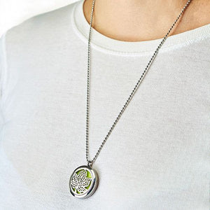 Collier Diffuseur d'Aromathérapie – Yoga Chakra – 30 mm