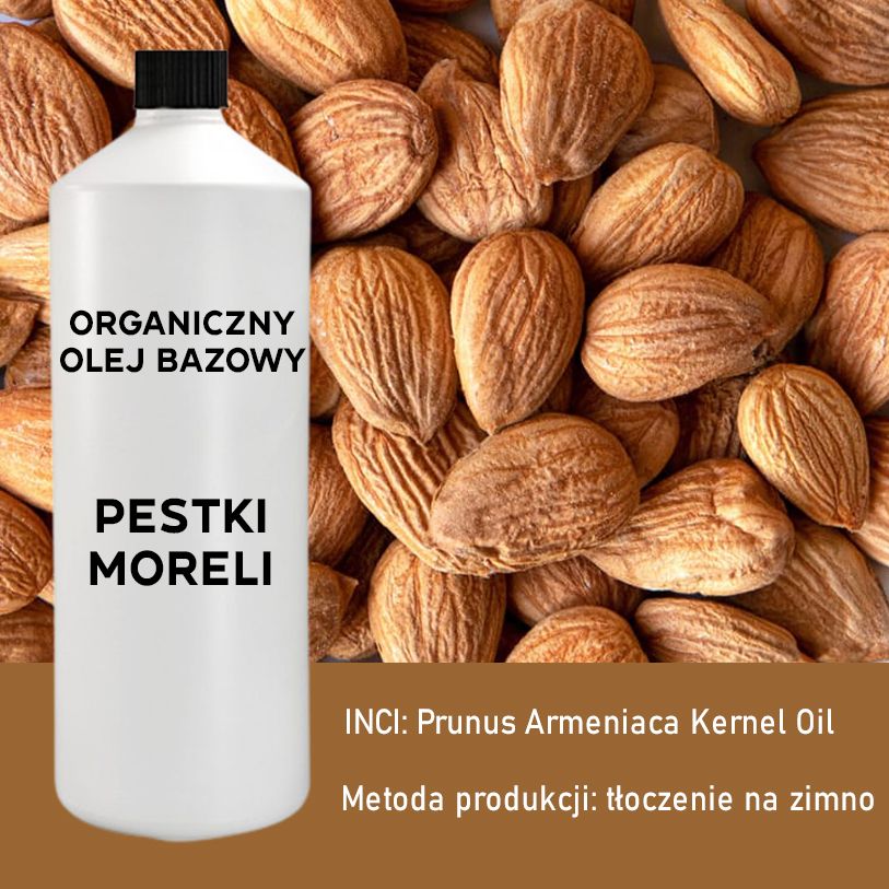 Huile Végétale de Noyau d'Abricot Bio 1 Litre