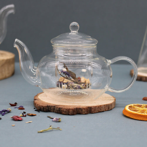 Théière à Infuseur en Verre – Perle Ronde – 400 ml