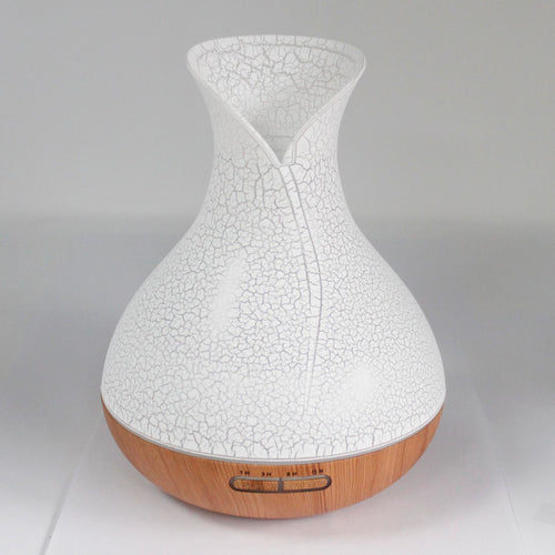Diffuseur d'Huiles Essentielles Palma – Effet Coquillage, USB, Changement de Couleur, Minuterie