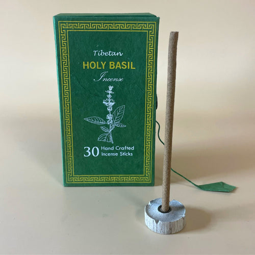 Coffret Cadeau d'Encens Dhoop de l'Himalaya – Basilic Sacré (Tulsi)